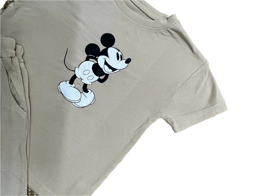 Mickey Mouse Beige Set